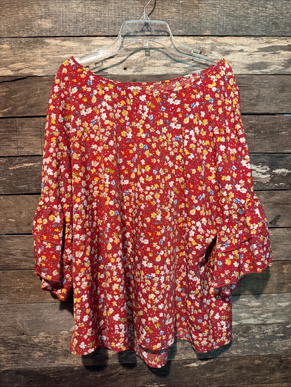 ➕💰BOGO FREE SHEIN Floral Print Top - Picture 4 of 5